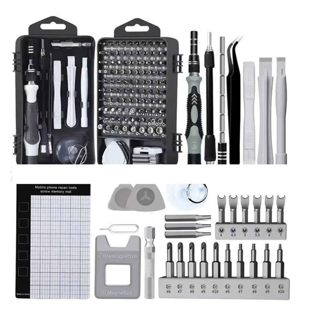 Precision Screwdriver Set 115 in 1 Electronics Magnetic Repair Tool Box,General Household Maintenance Tool Sets, Hand Tool Acces