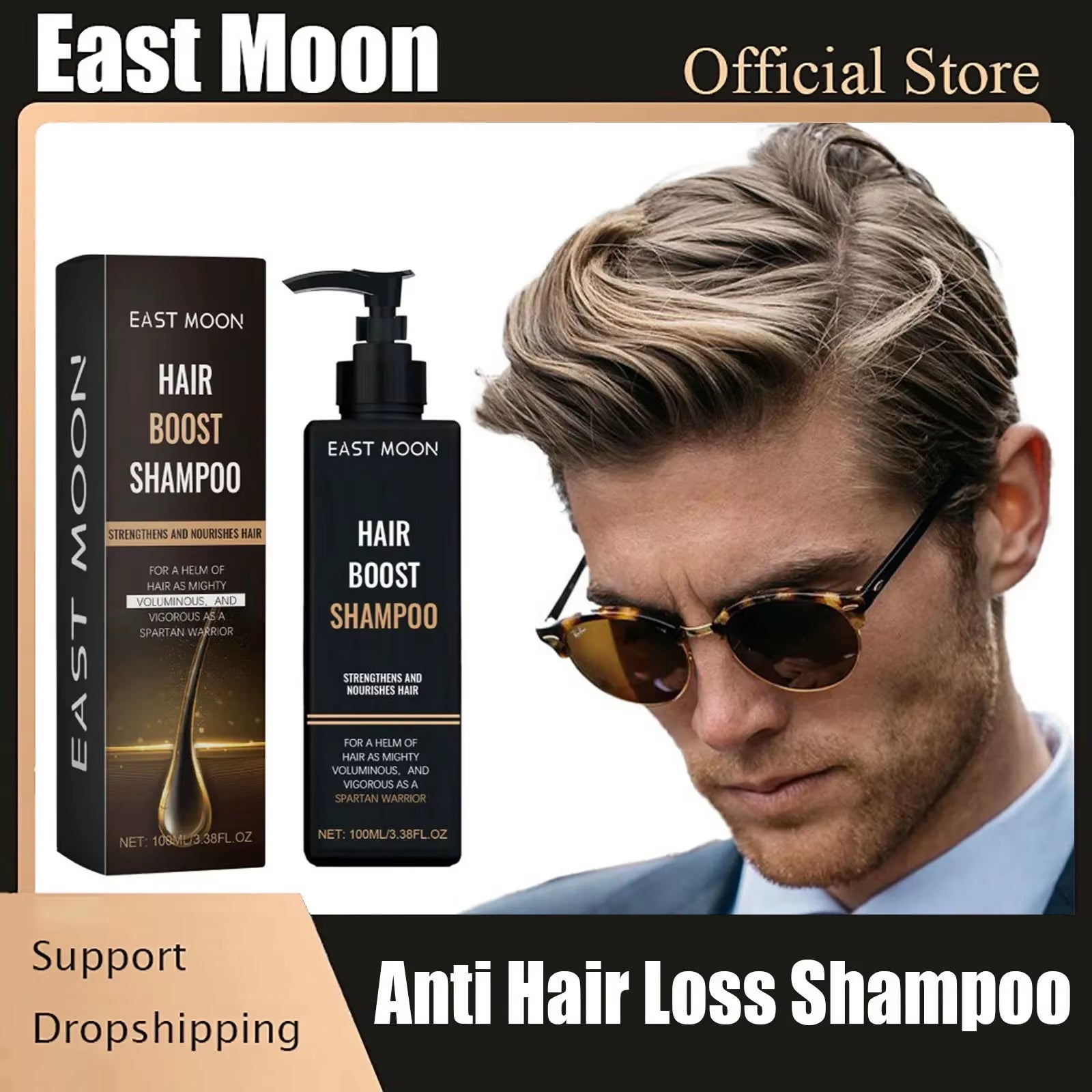 Anti Hair Loss Shampoo Fast Growing Repair Damaged Scalp Dry Frizzy Treatment Deep Nourishment Moisturizing Regrowth Conditioner