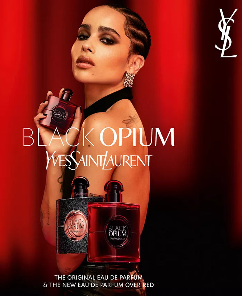 Black Opium Eau De Parfum over Red, 3 Oz.